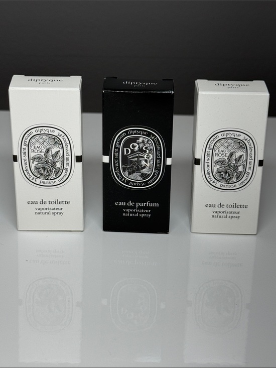 diptyque Other - diptyque set of 3 EDT, sample size, new, 2 eau Rose & 1 do son